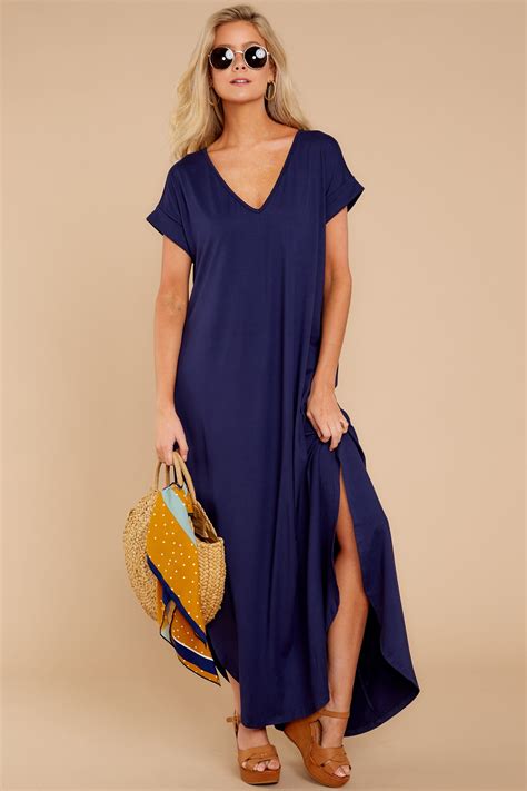 navy blue maxi dress summer.